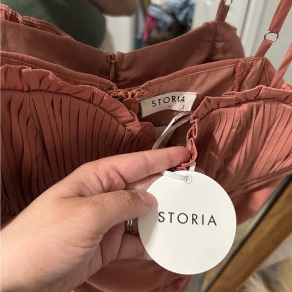 BNWT Storia Ruched Mini Dress - Picture 3 of 4